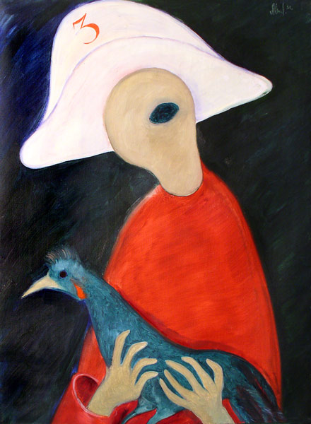 Guardsman with guinea fowl