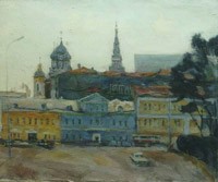 The prospect over the Kadashevskaya embankment