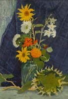 Still-life with a sunflower