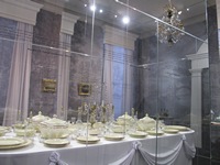 Exhibition Gala dinner in the Moscow country estate.
Culture and traditions of the gala meal setting in the
country estate during  the  Age of Enlightenment in the
last quarter of the 18th - beginning of the 19th century