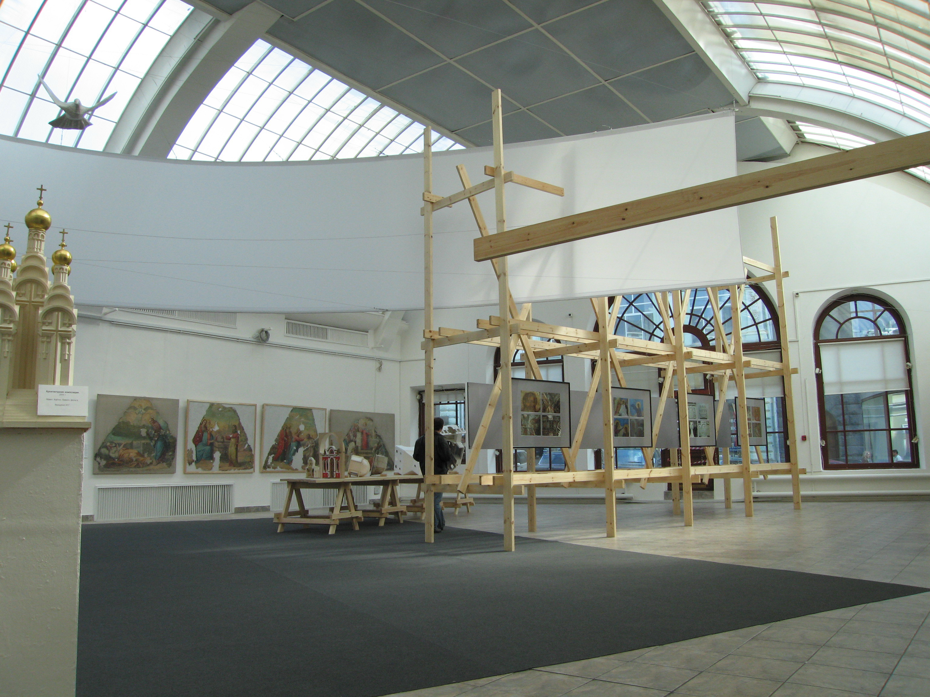 The exhibition Restoring the Church of Russia. Moscow House of Artists, Kuznetsk bridge